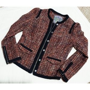 Gently Worn- Free People Boucle Military Jacket